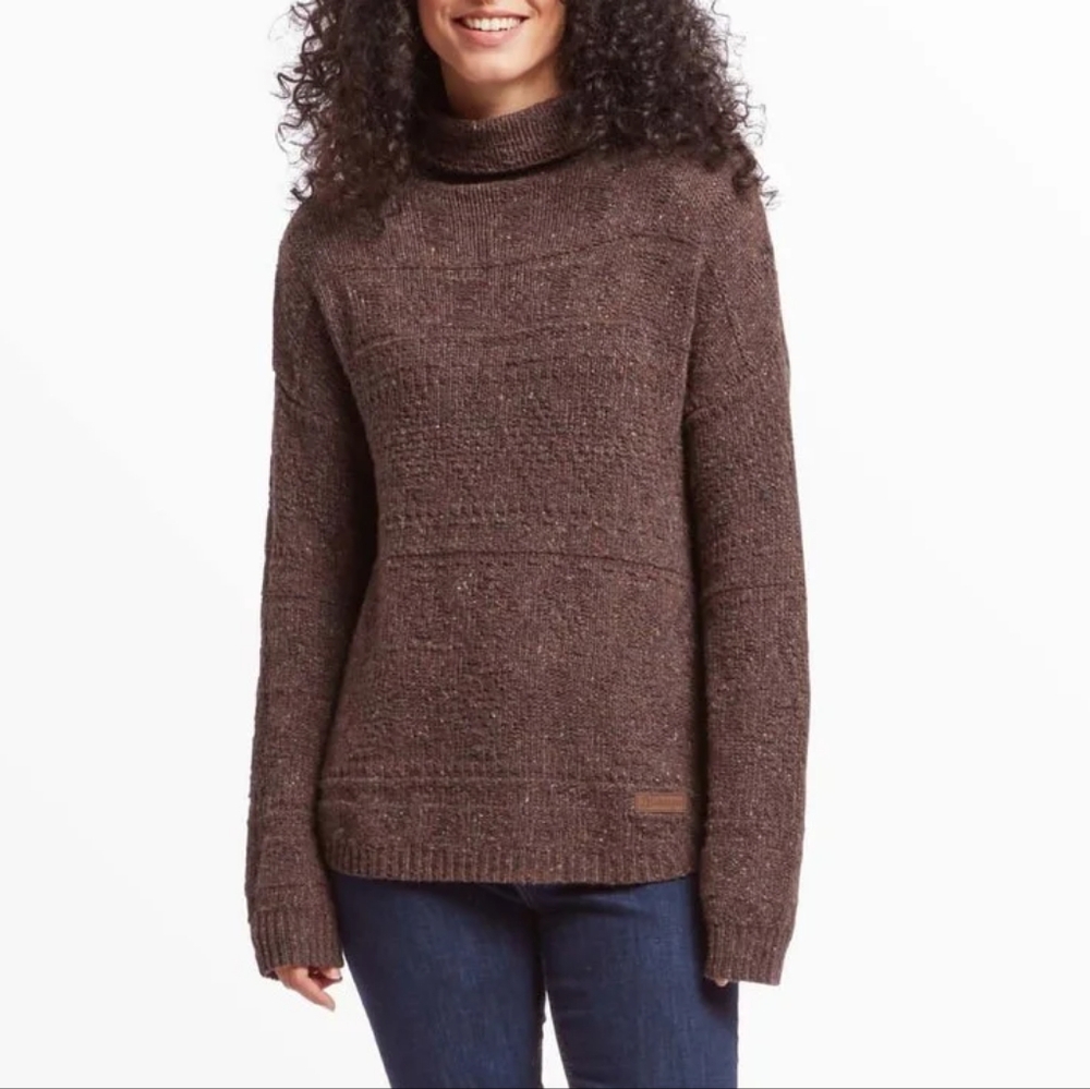 Sherpa Adventure Gear Merino Wool Pullover Sweater Mock Neck Women's Size Medium